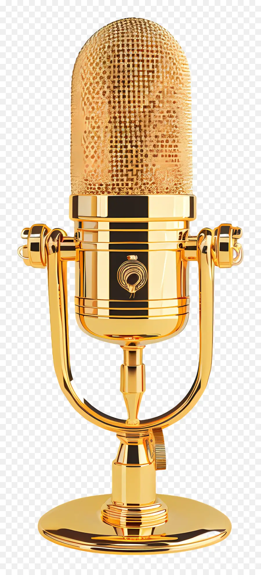 Micrófono De Oro，El Equipo De Grabación PNG