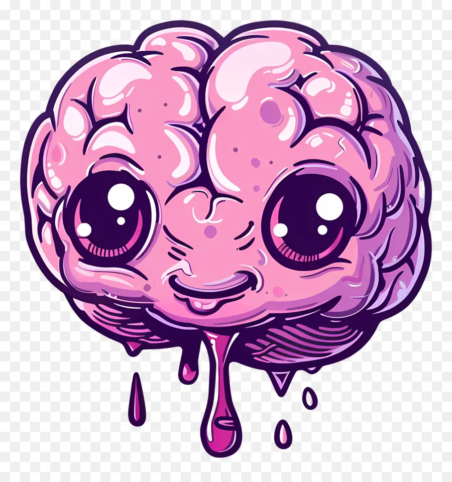 Lindo Cerebro，Cerebro Rosa PNG