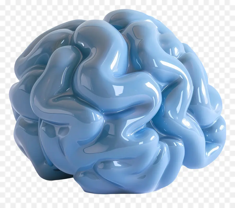 Blue Brain，Escultura Cerebral PNG