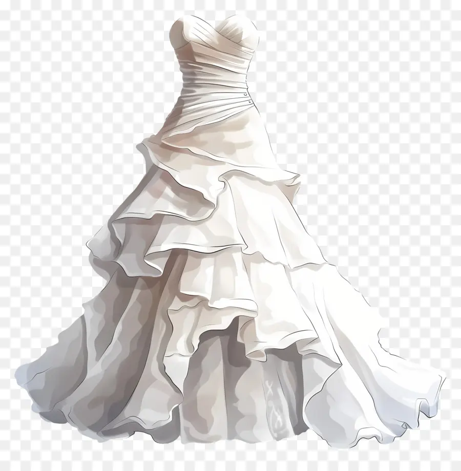 Vestidos De Novia Trompeta，Vestido Blanco PNG