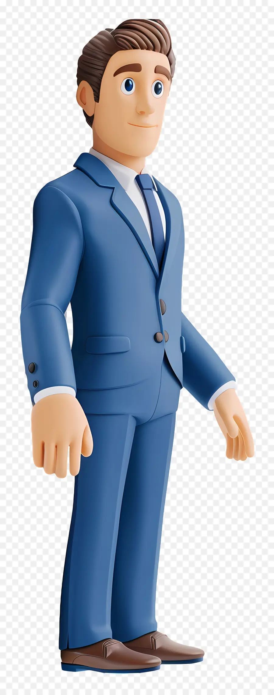 Empresario 3d Inclinado，Hombre De Negocios PNG