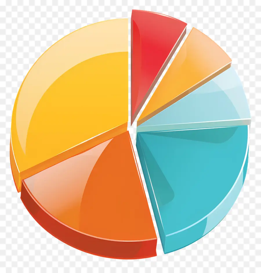 Gráfico Circular，Visualización De Datos PNG