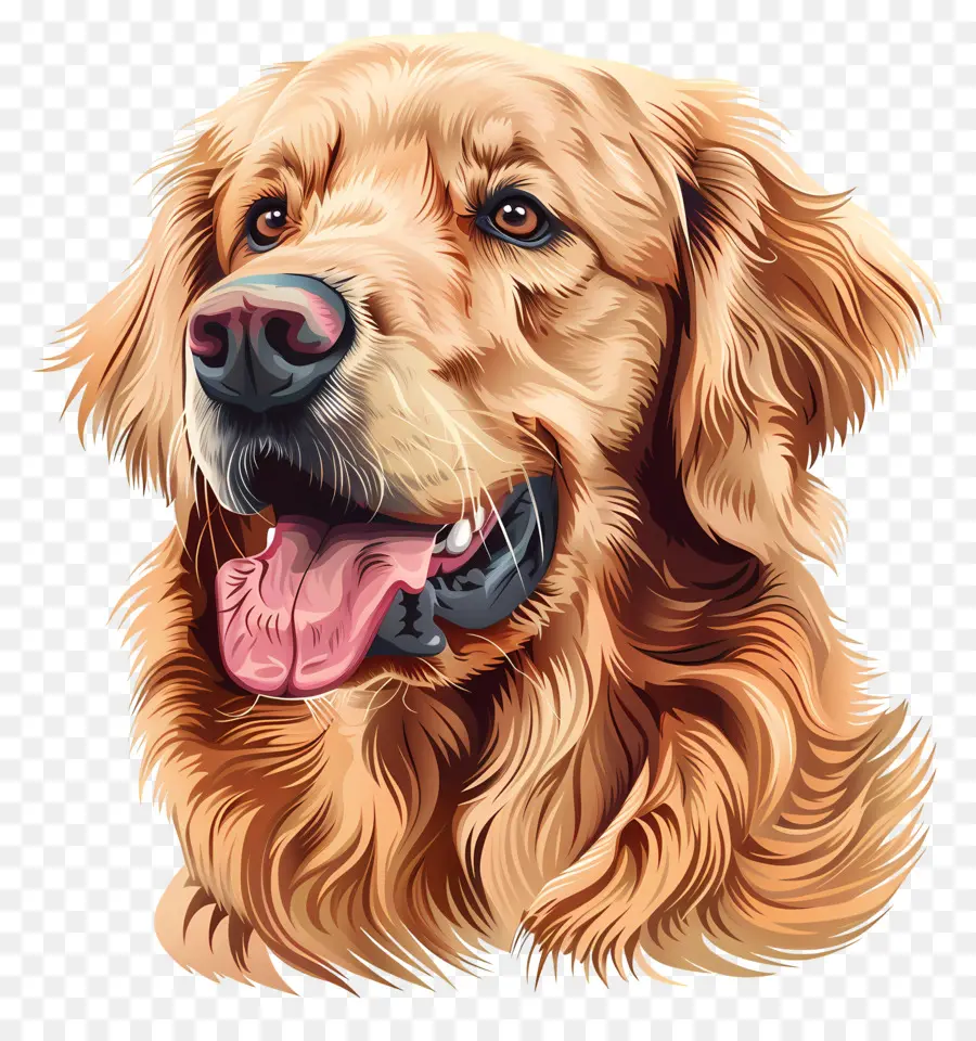 Golden Retriever Perro，Golden Retriever PNG