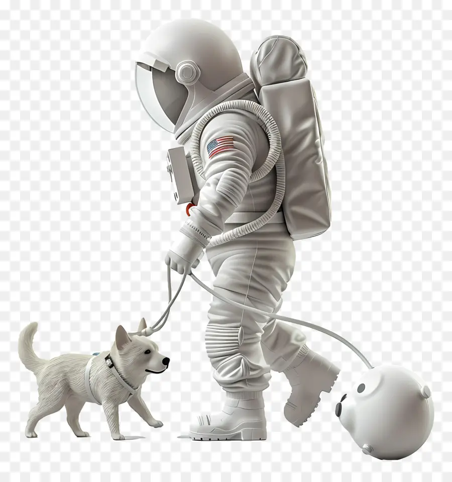 Perro Paseando Astronauta，Astronauta PNG