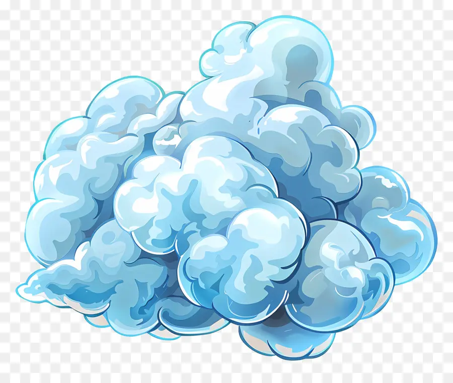 Nube，Nube Azul PNG