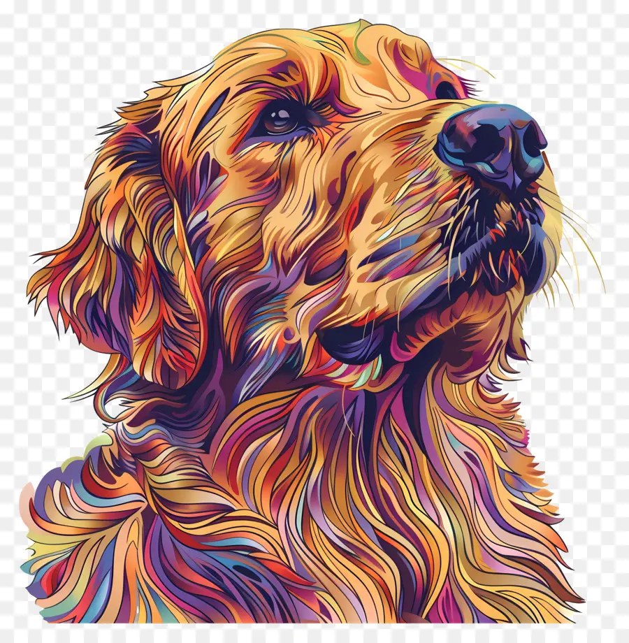 Golden Retriever Perro，Golden Retriever PNG