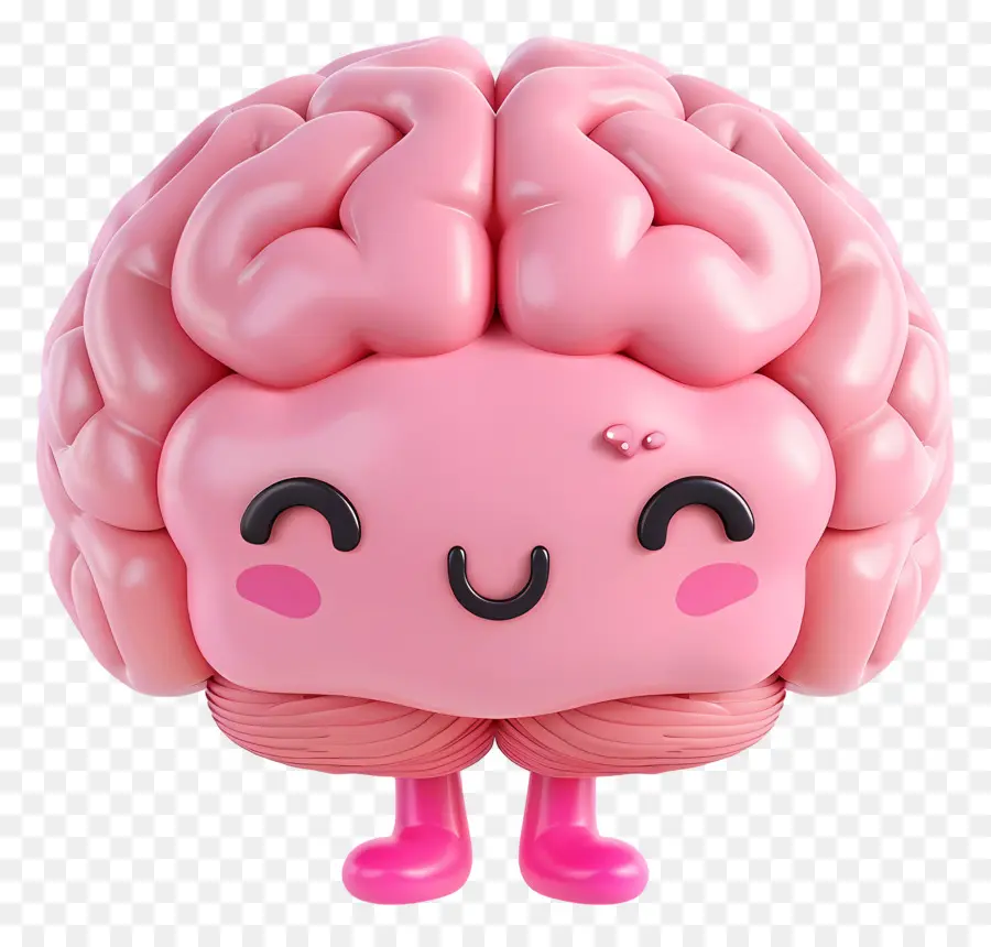 Lindo Cerebro，Cerebro Ilustración PNG