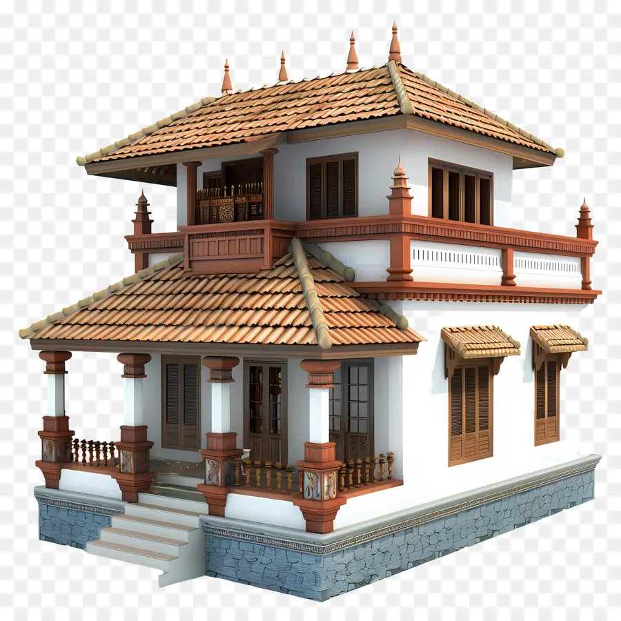 Casa De Kerala，Casa Tradicional PNG