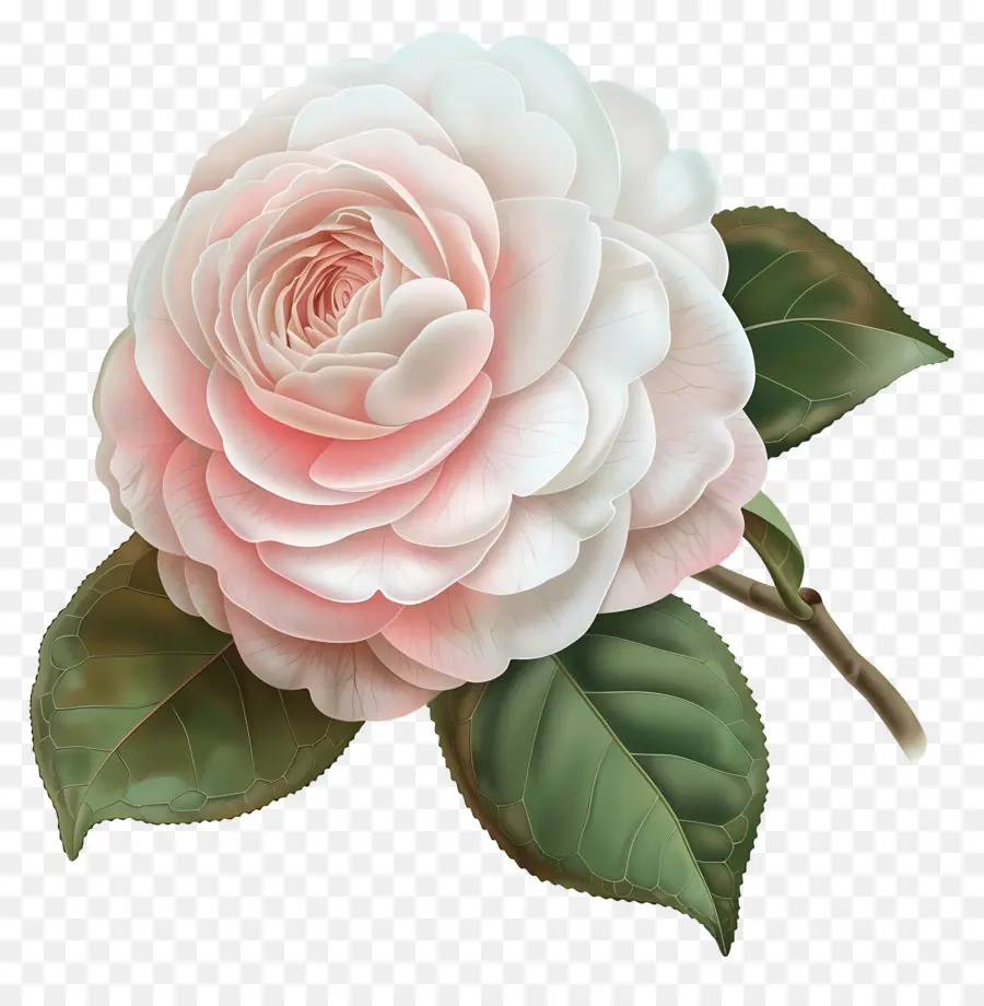 Flor De Camelia，Rosa Rosa PNG