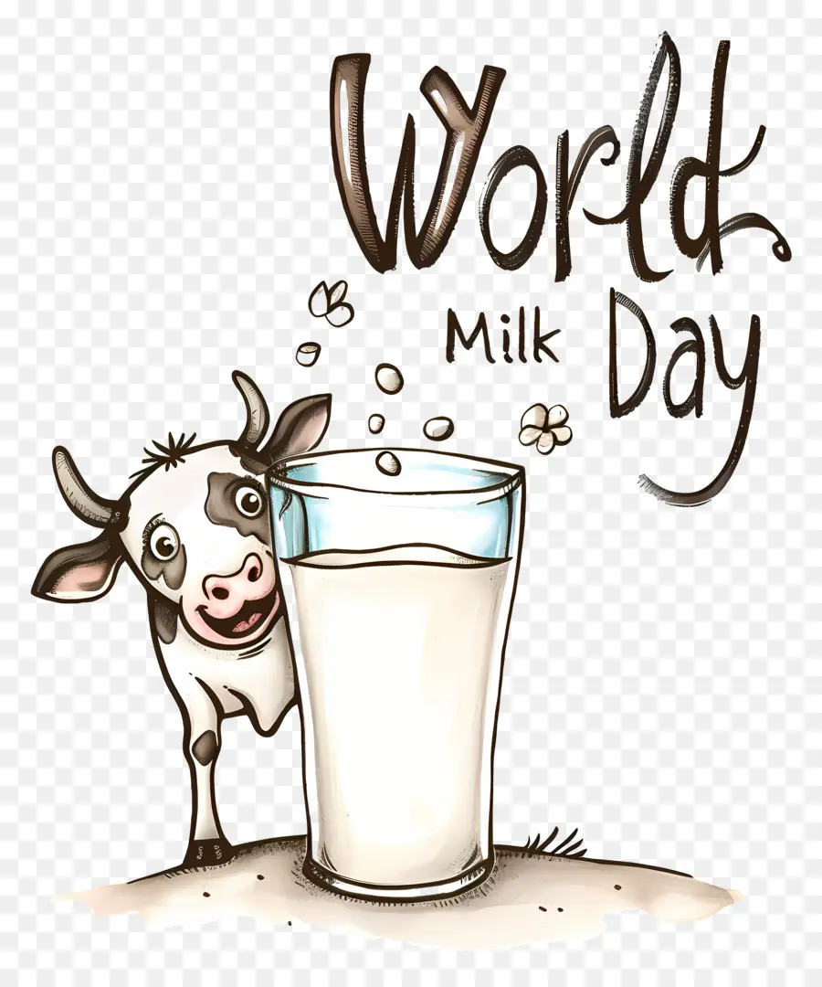 Día Mundial De Leche，Vaca PNG