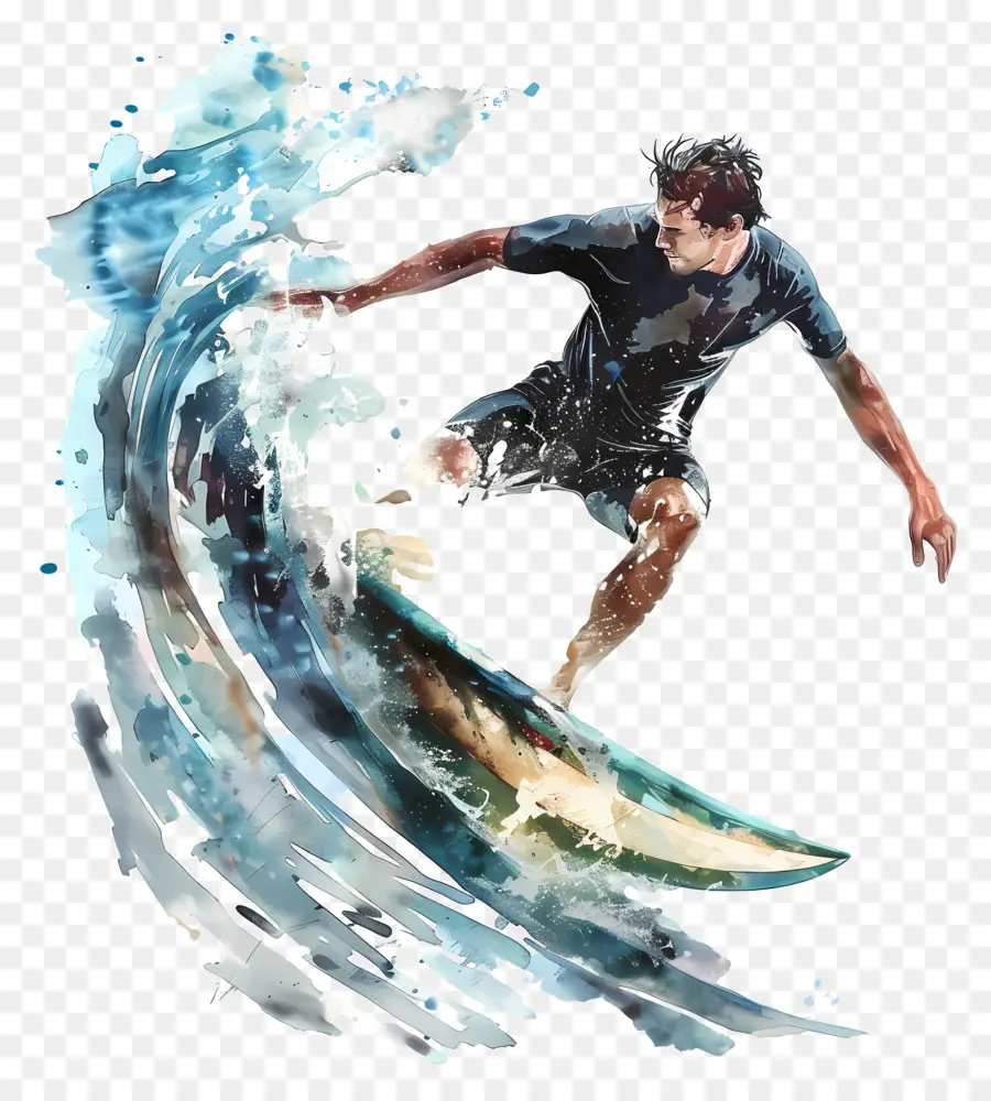 El Surf，Traje De Neopreno PNG