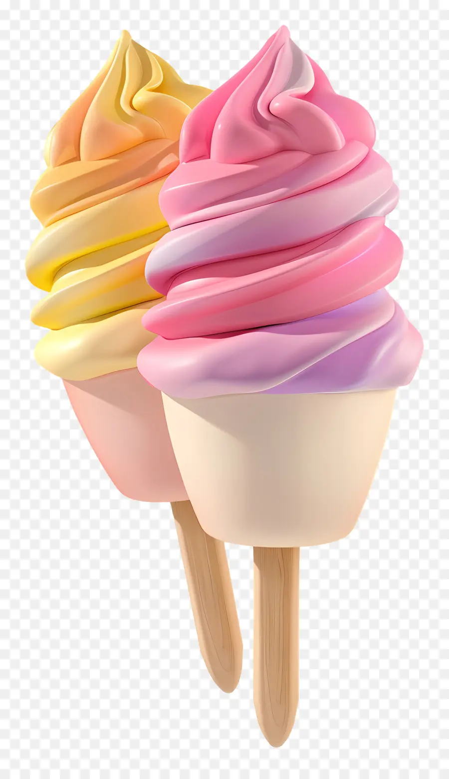 Helado De Palo，Conos De Helado PNG