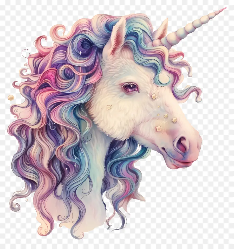 Unicornio，Unicornio Colorido PNG