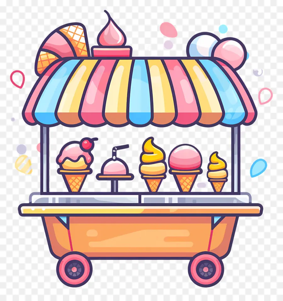 Helado De Puesto，Conos De Helado PNG