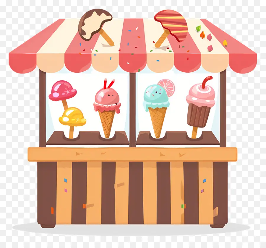 Helado De Puesto，Golosinas Para Helados PNG