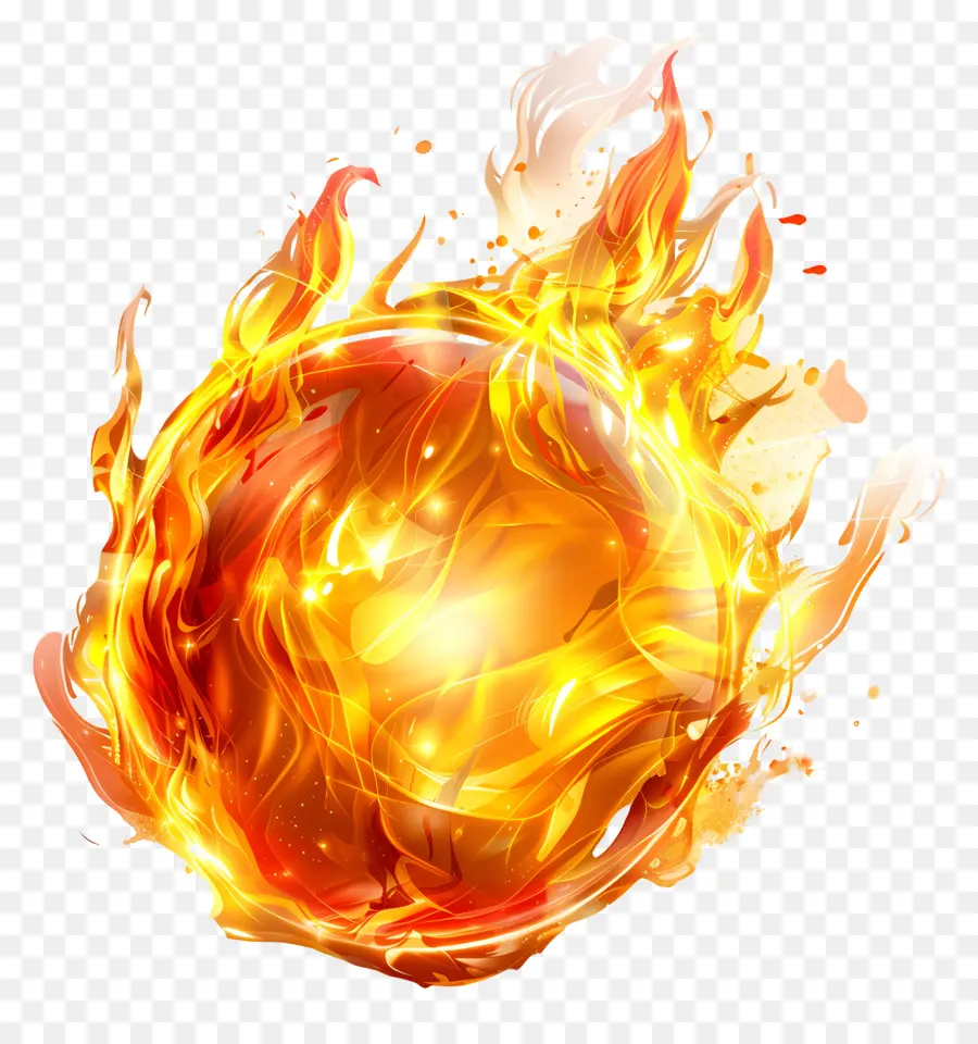 Bola De Fuego，Esfera De Llamas PNG