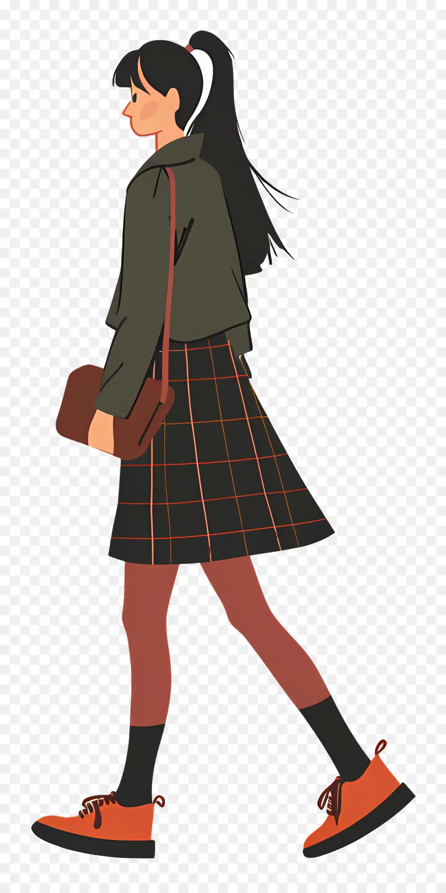 Niña Caminando，La Moda PNG