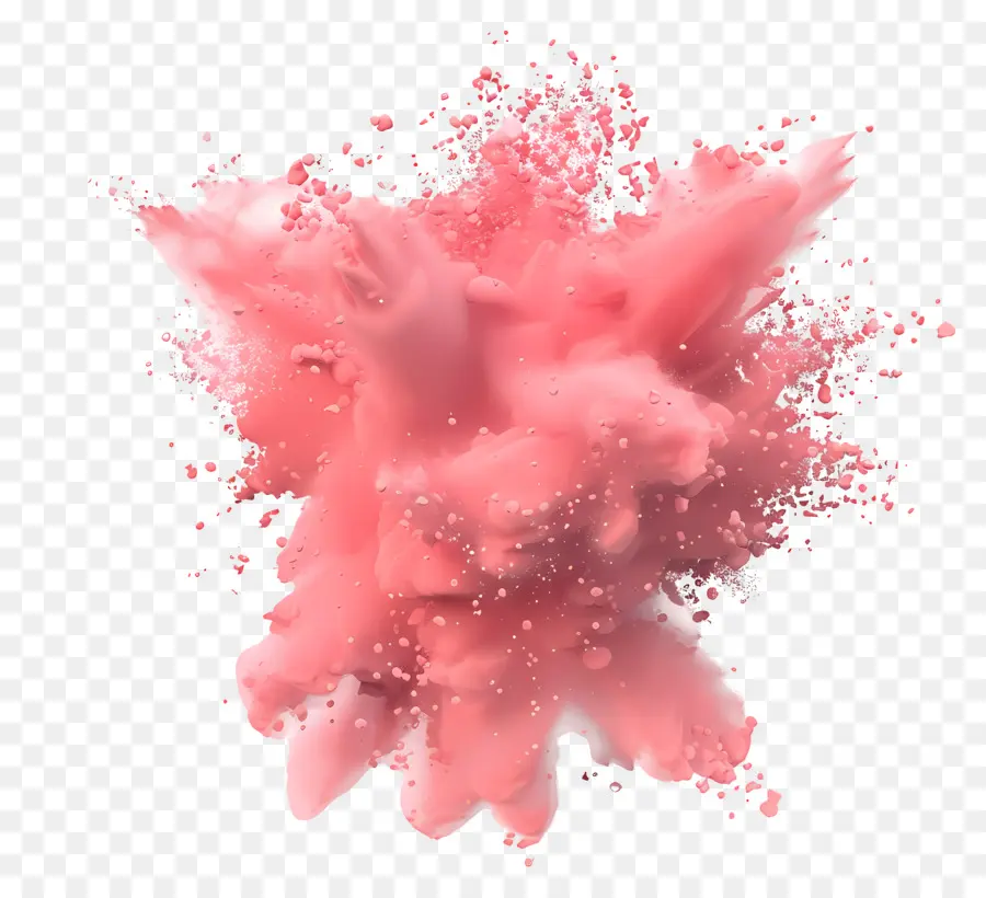 Polvo De Splash，Rosa Líquido PNG