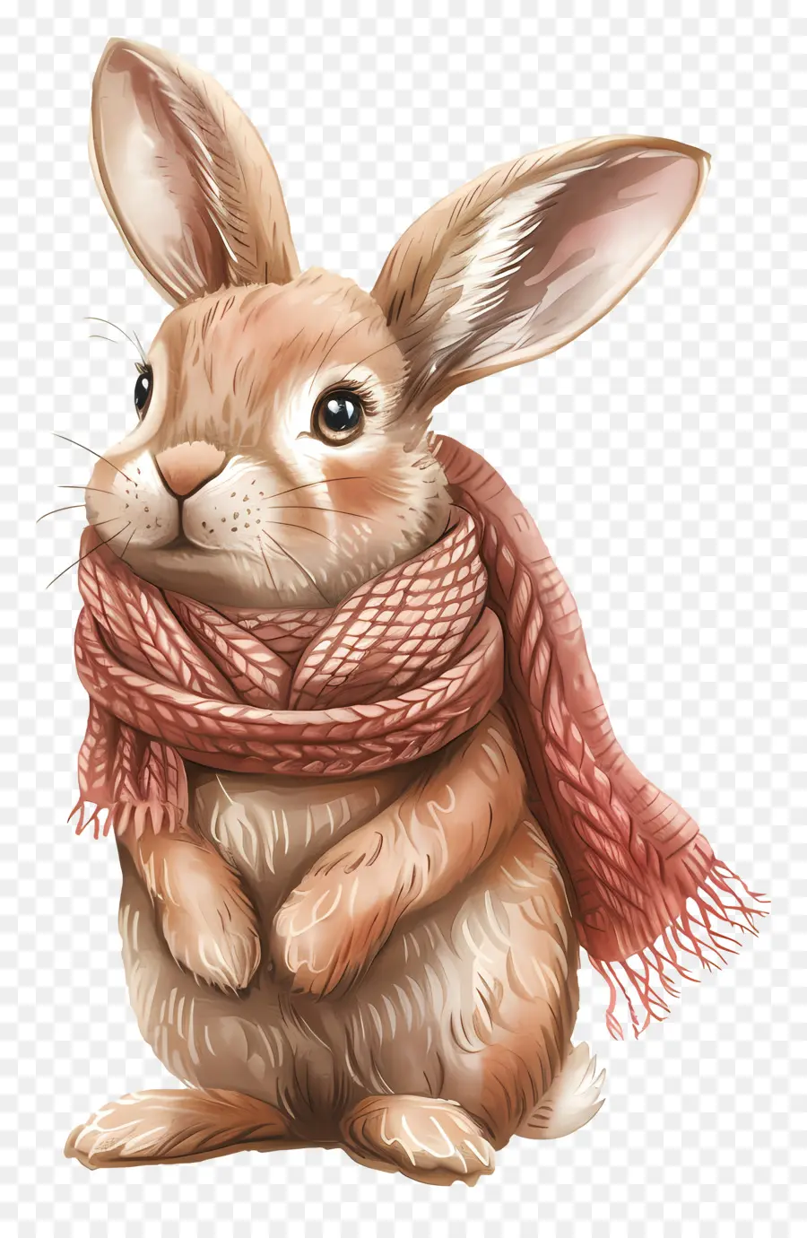 Cartoon Rabbit，Brown Conejo PNG