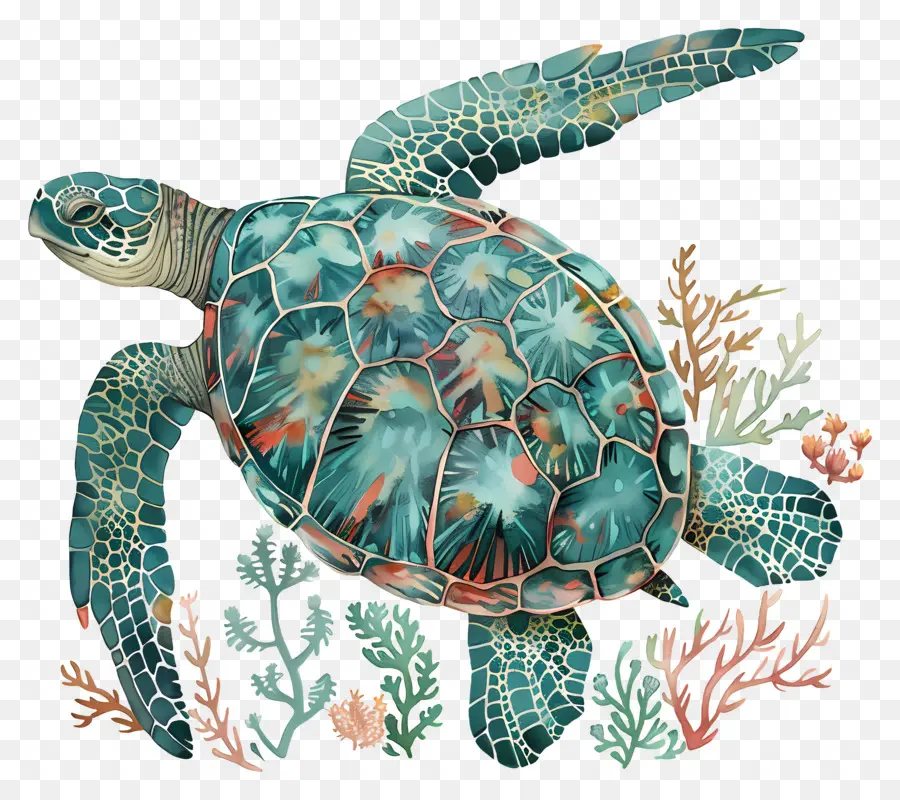 Tortuga De Mar，La Tortuga Verde PNG