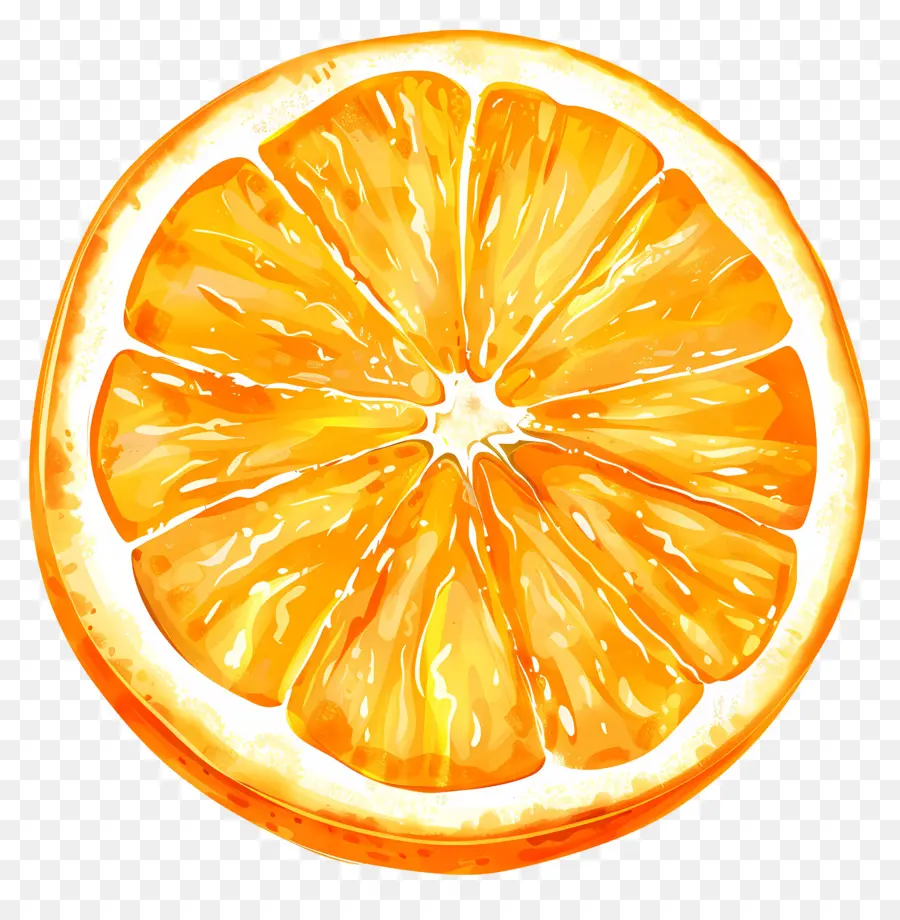 Fruta Naranja Por Rodea，Rodaja De Naranja PNG