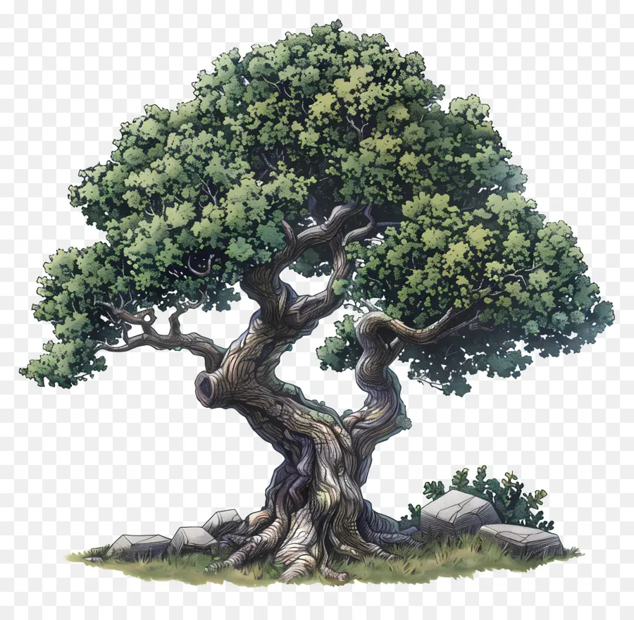 Árbol，Raíces PNG