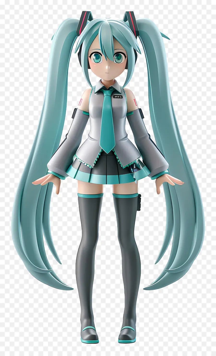 Hatsune Miku，Personaje De Dibujos Animados PNG