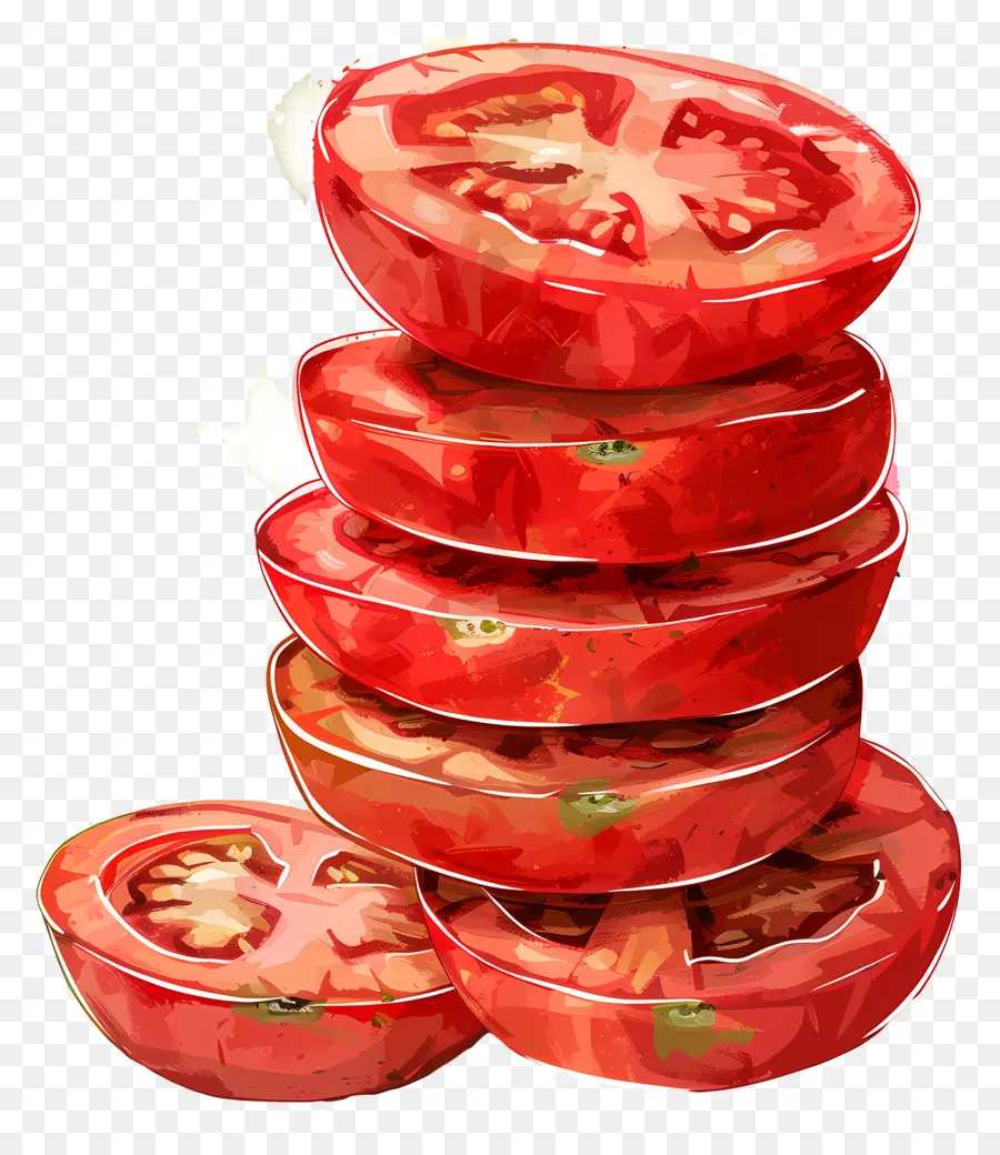 Rodaja De Tomate，Los Tomates PNG