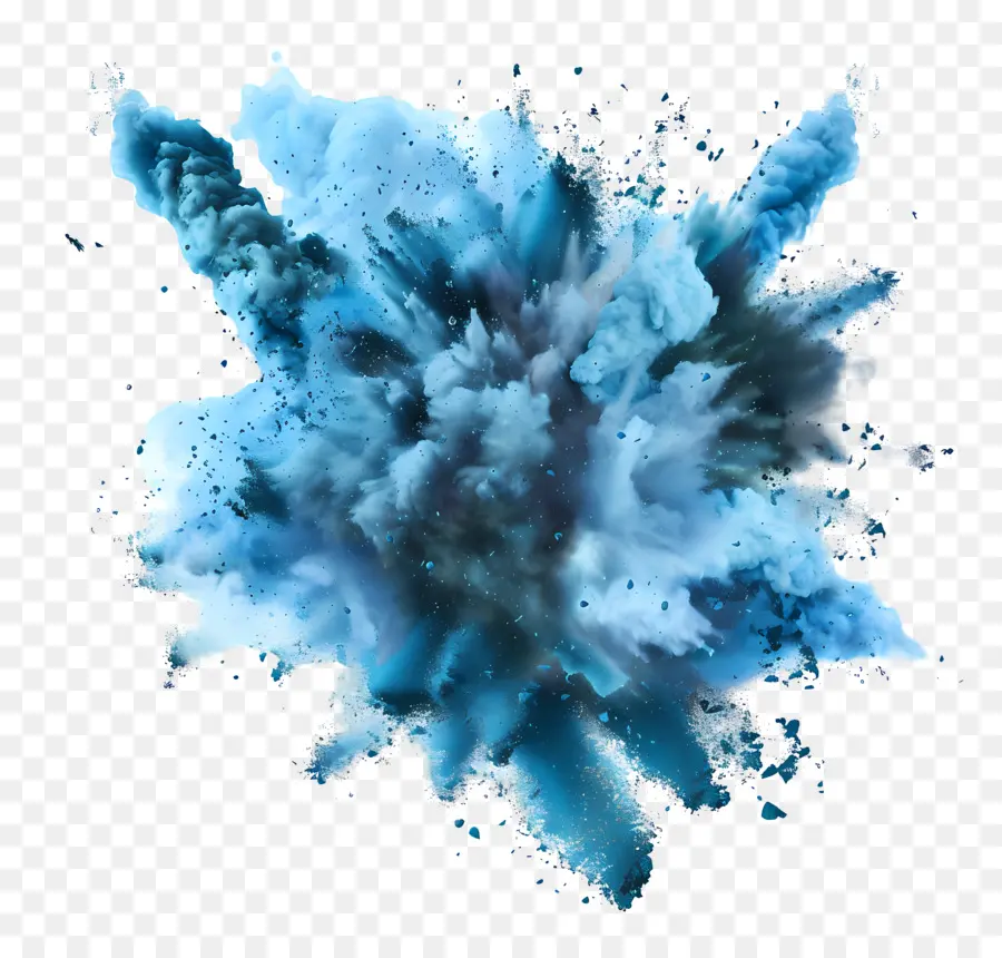 Polvo De La Explosión，Azul Explosión PNG