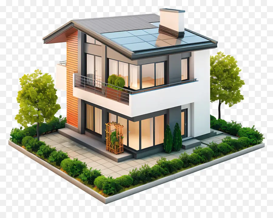 Modern House，La Arquitectura Moderna PNG