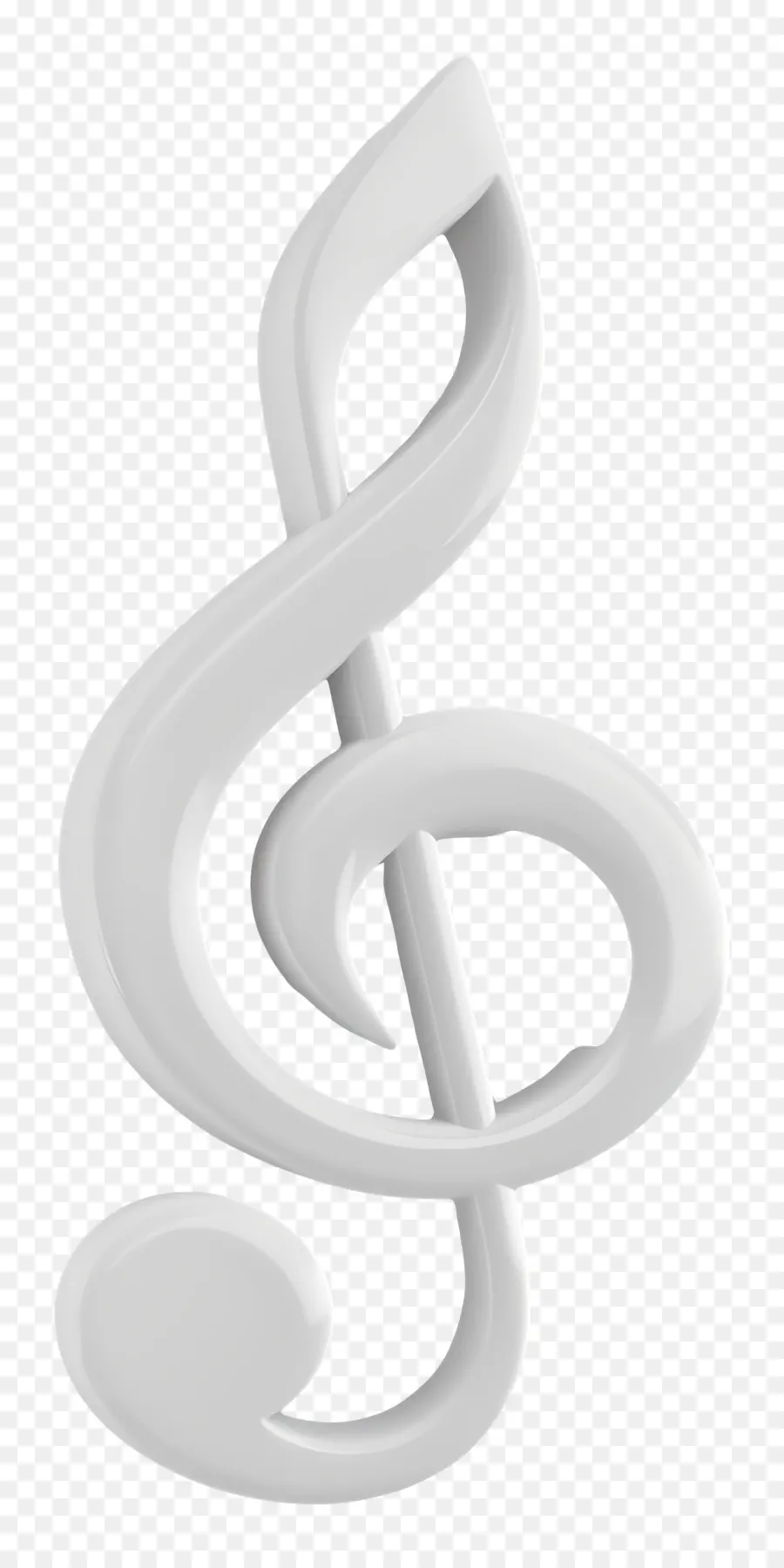 Nota De La Música，Treble Clef PNG