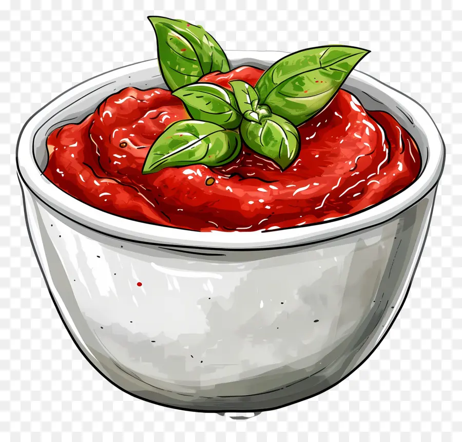 Tazón De Salsa De Tomate，Tomate PNG