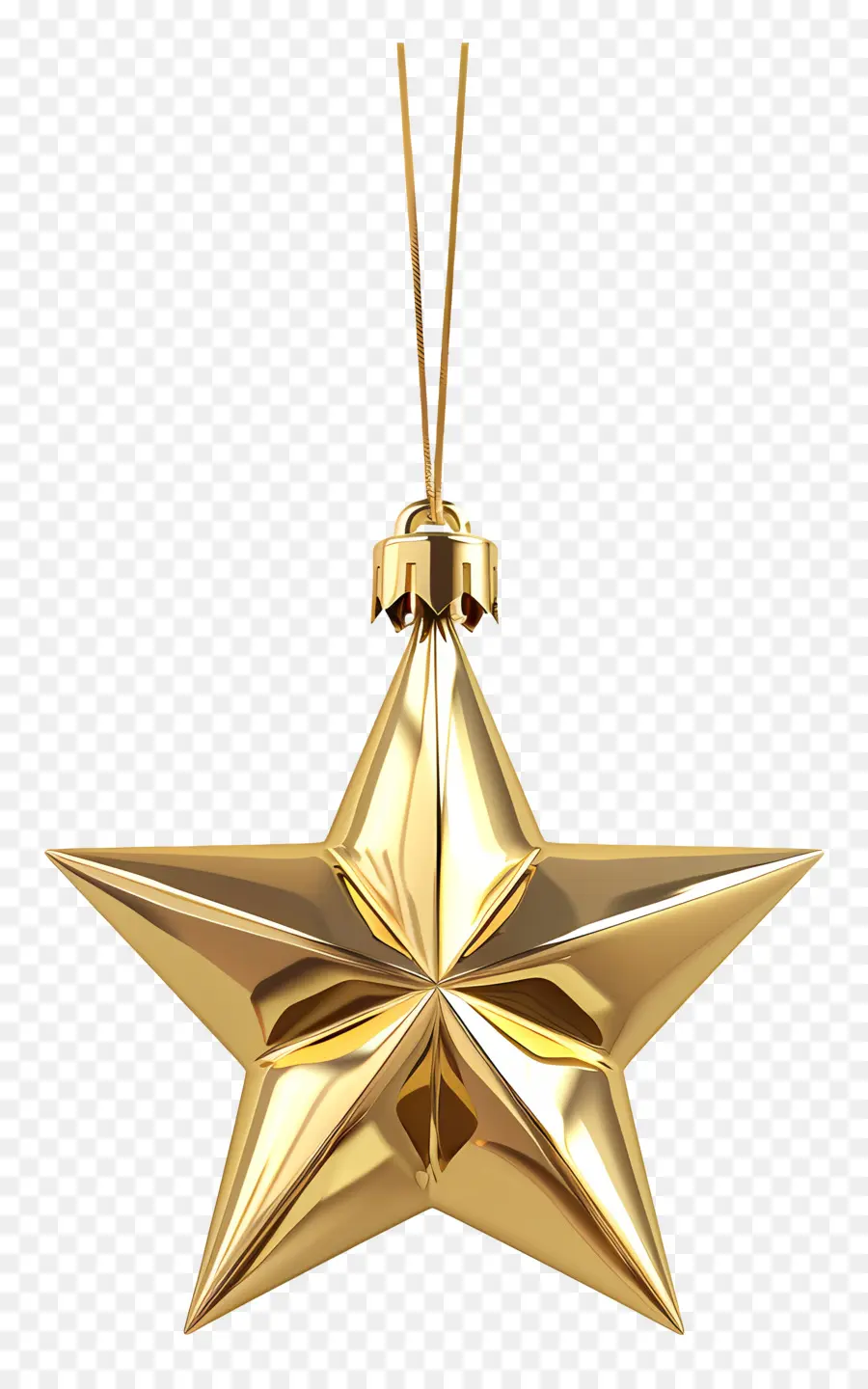Estrella De Oro，Decoración De La Estrella De Oro PNG
