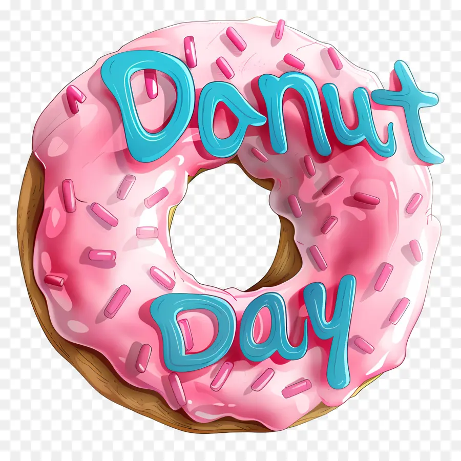 Día De La Dona，Rosquilla PNG