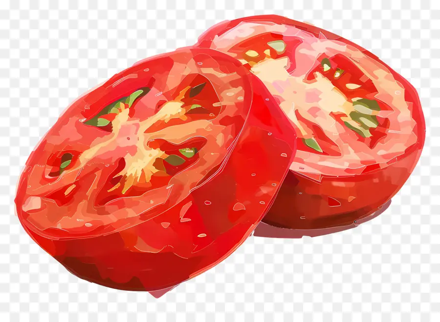 Rodaja De Tomate，Rodajas De Tomate PNG