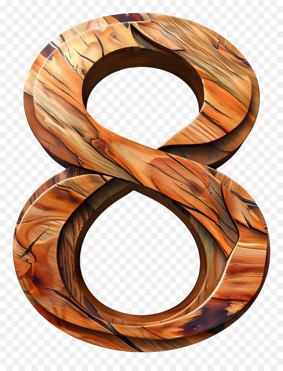 Número 8，Superficie De Madera PNG