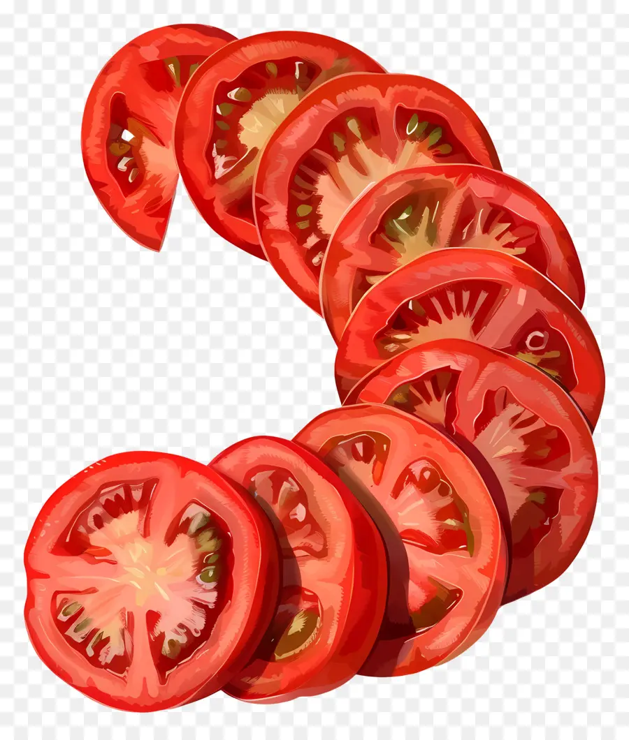 Rodaja De Tomate，Los Tomates PNG