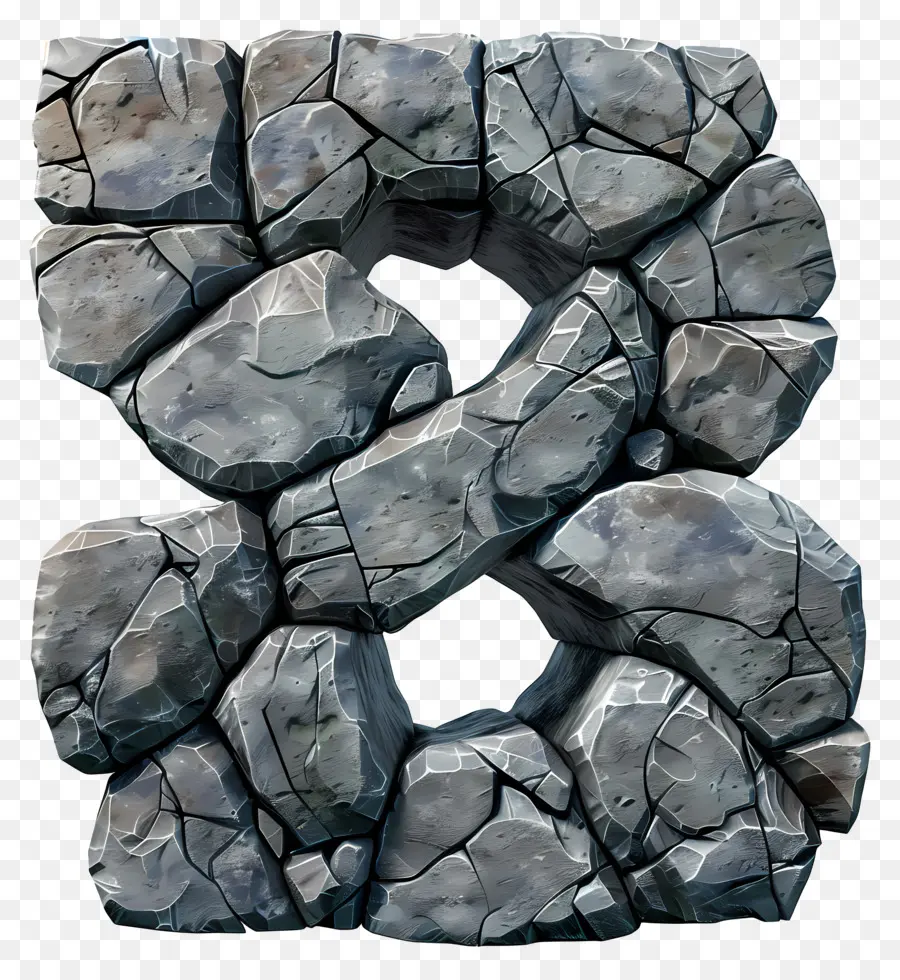 Número 8，Superficie Rocosa PNG