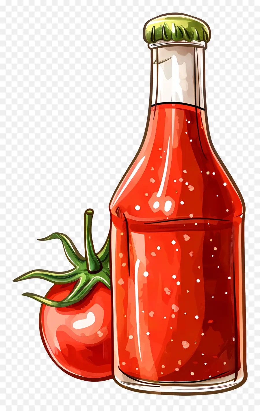 Salsa De Tomate De Botella，Salsa Roja PNG