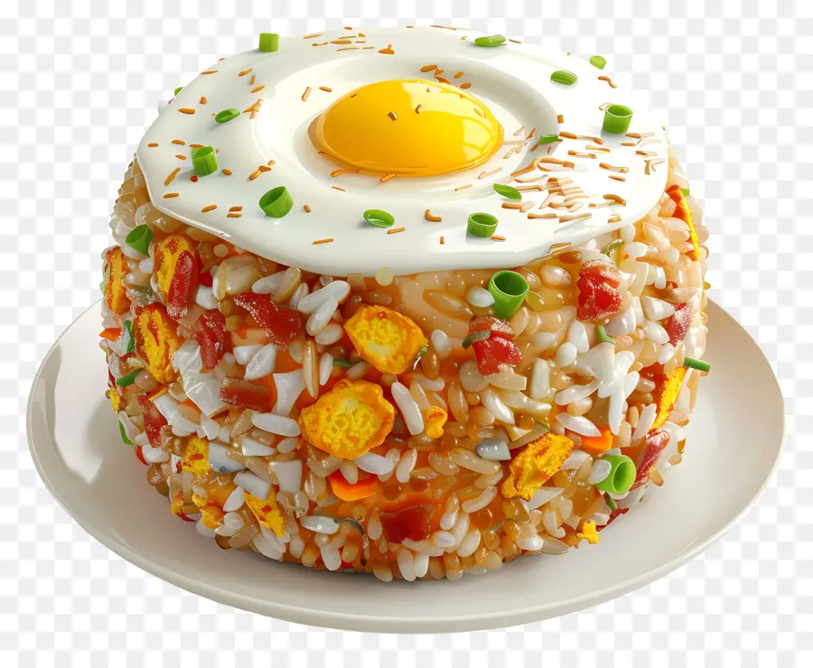 Arroz Frito，Huevo Duro PNG