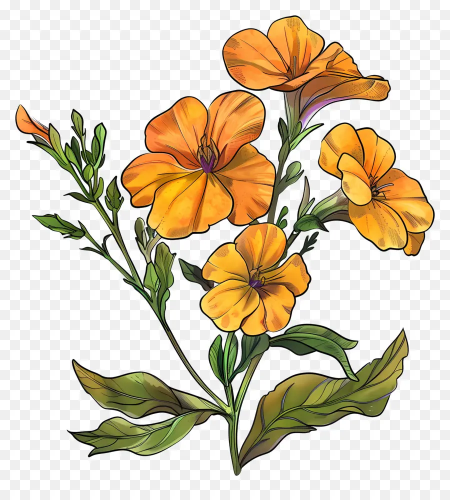 Flor De Nemesia，Flores PNG