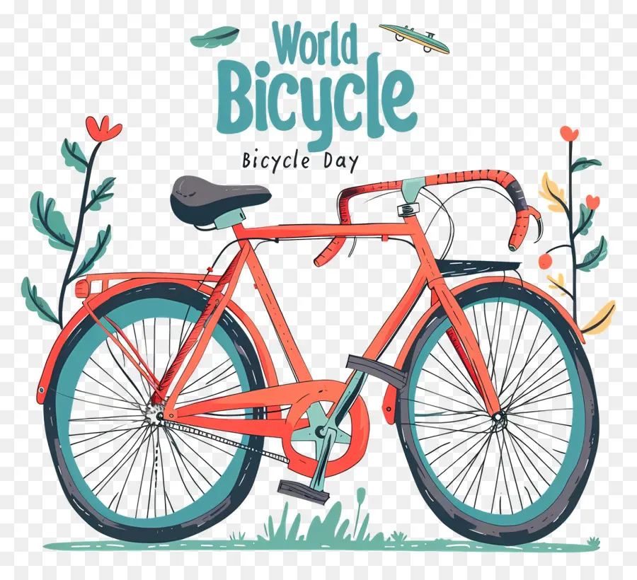 Día Mundial De La Bicicleta，Bicicleta PNG