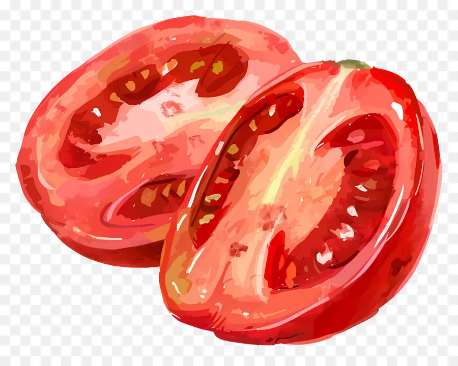 Rodaja De Tomate，Tomate PNG