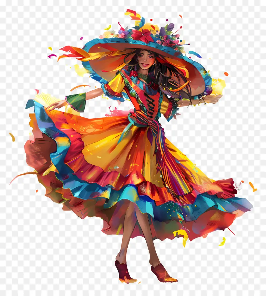 Festa Junina，Mujer PNG