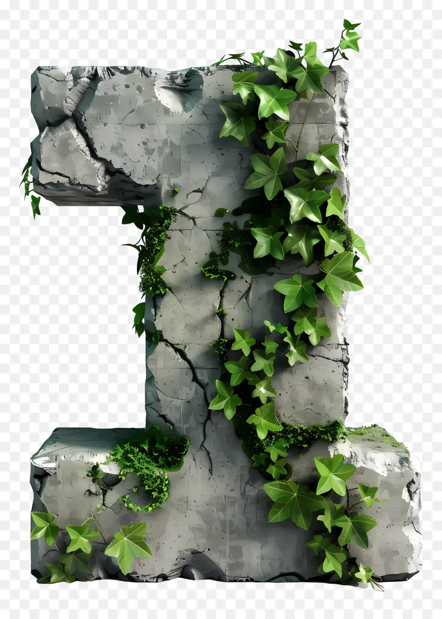 Número 1，Muro De Piedra PNG