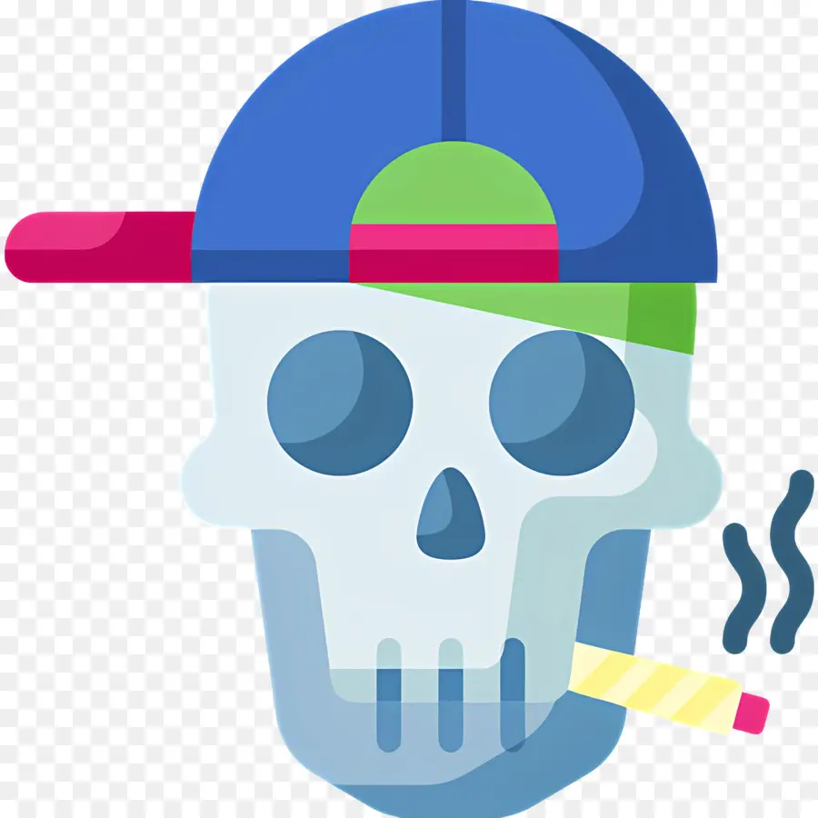 Cigarrillo，Fumar Cráneo PNG