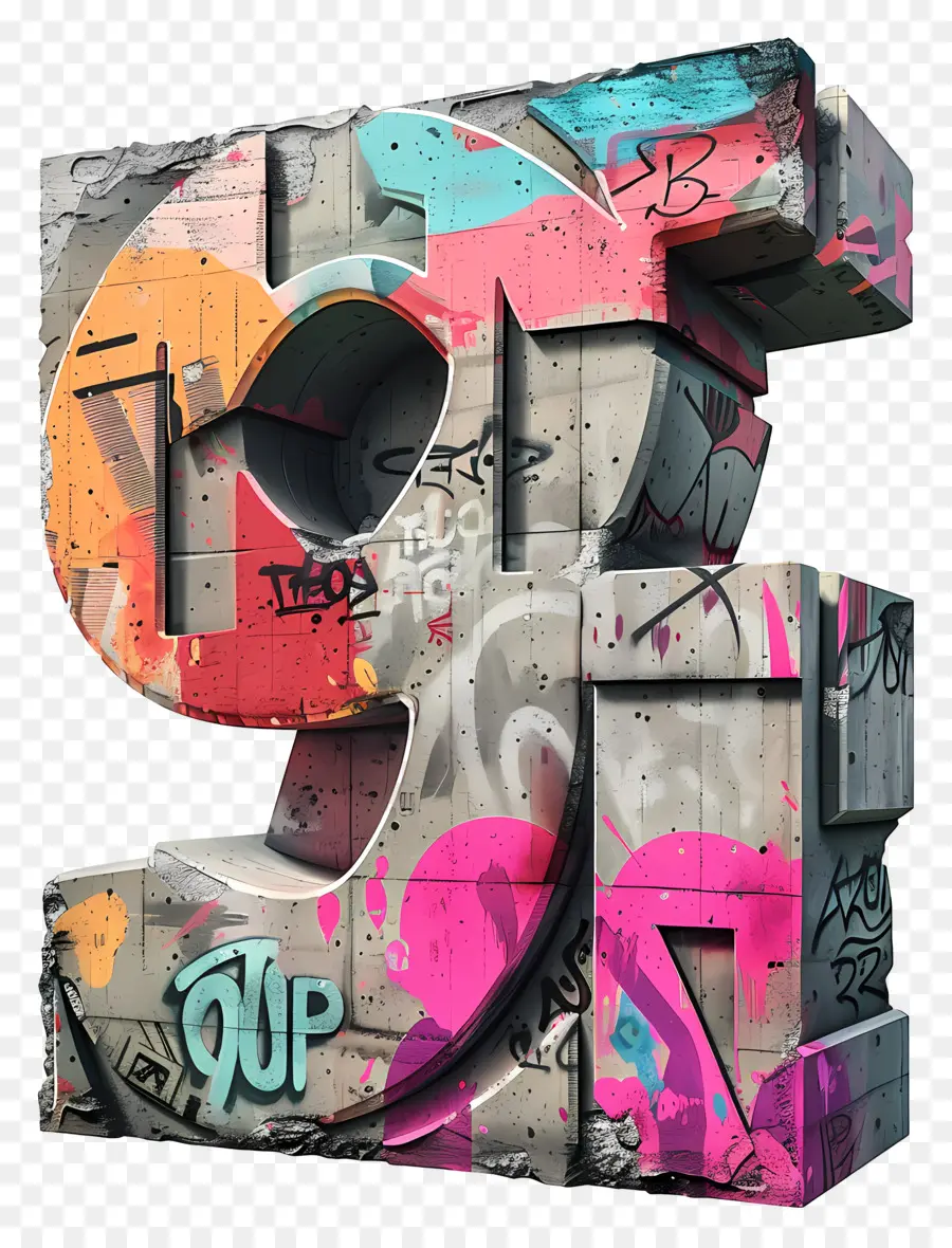 Número 9，Arte Urbano PNG