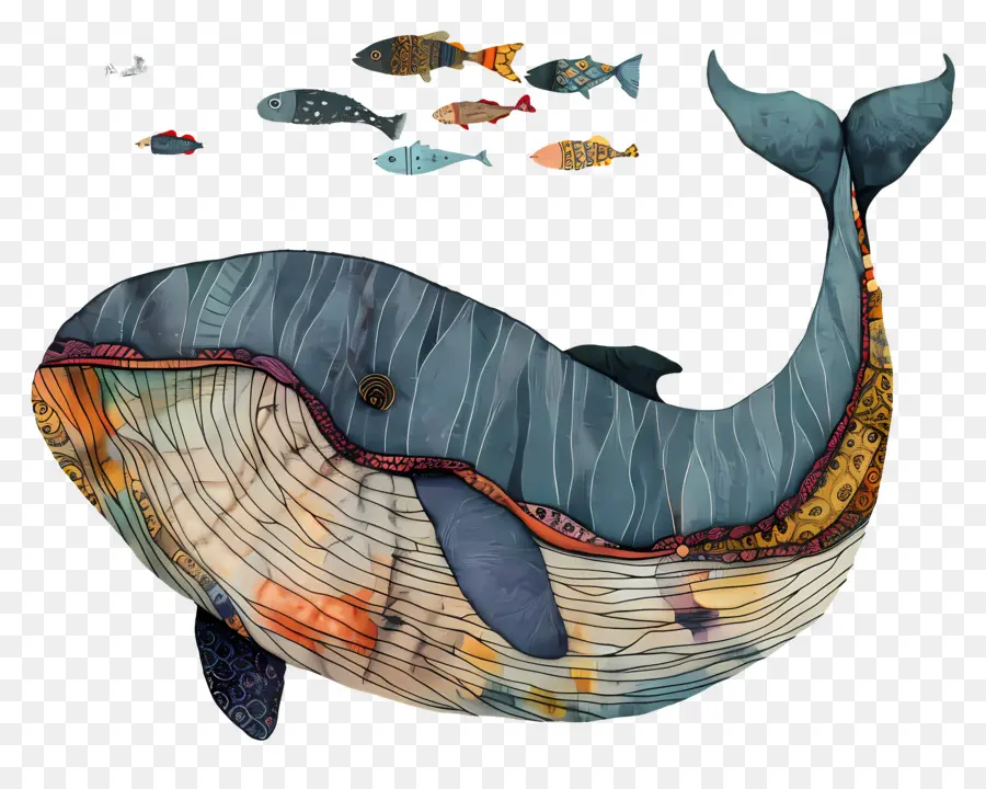 Ballena，Ballena Decorativa PNG