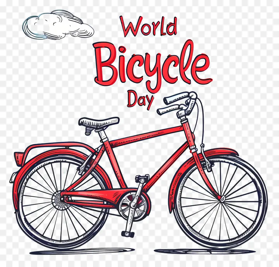 Día Mundial De La Bicicleta，Red De Bicicletas PNG