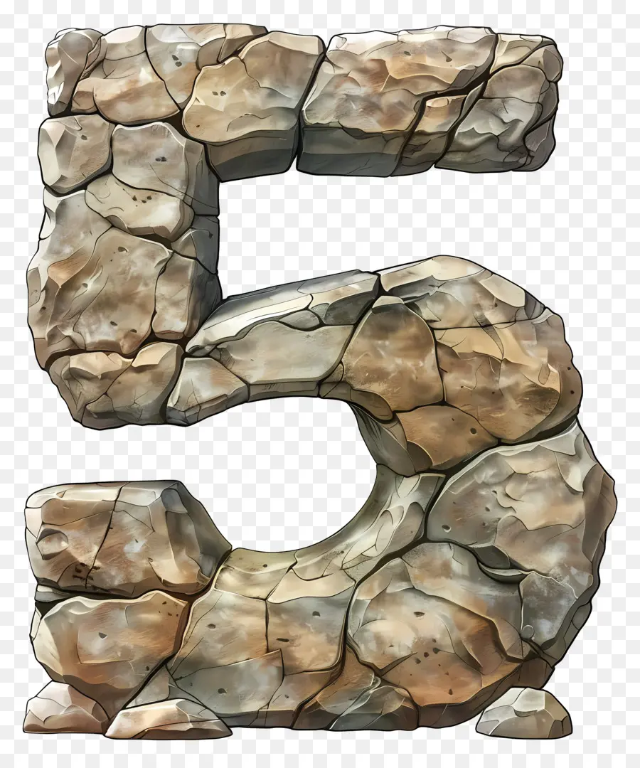 Número 5，Formación De Roca PNG